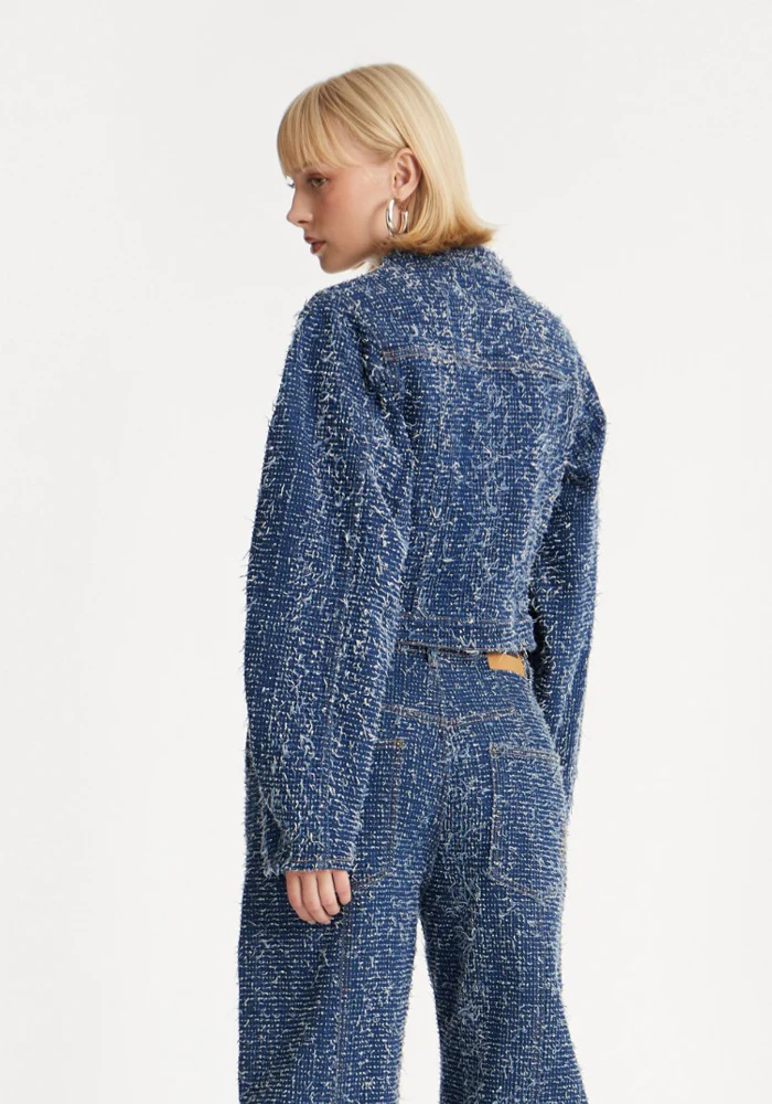 Veste Round Sleeve Denim
